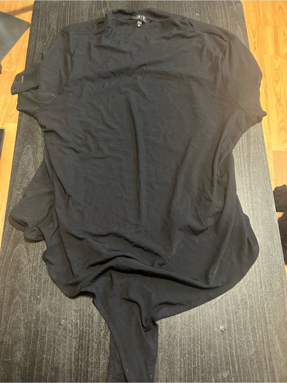 Black Lightweight ShortSleeve Bodysuit